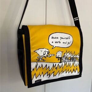 RARE - Holly Aiken Messenger Bag Collaboration with Paul Friedrich - Yellow